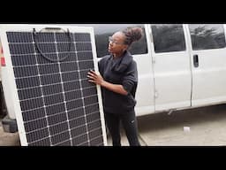 SOLAR SETUP : DIY Solar Install In My Van  (Lost Footage, Voice Over)