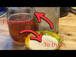 How To Make Maple Sugar at Home.  Easy, Fast and Fun!