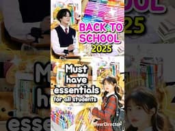 ✨Back to school🎒Must-Have Supplies for a Successful School Year #ytshorts #shorts #stationery  #yt