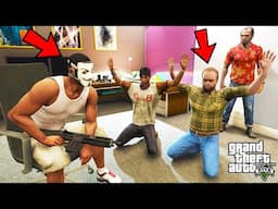 Franklin Mr. Anonymous Hacker Finally Found Lester In GTA 5 | SHINCHAN and CHOP