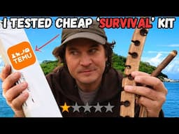 I Tested TEMU 'Survival' Kit - Can This Save Your Life? - How to Survive with a Fire Bow Drill