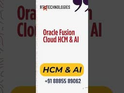 Oracle Fusion cloud HCM| Redwood| AI | Realtime training| Placement