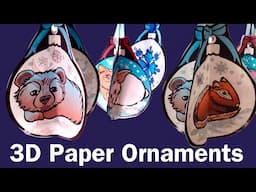Easy 3 D Paper Ornaments