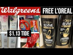 Walgreens FREE L'OREAL SHAMPOO + $1.13 TIDE!! RUN!!