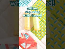 Struggling to pick the right thread for quilting? 🤔Top tip for helping you choose the right shade!