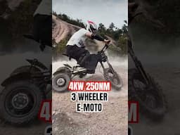 3 WHEEL E-MOTO // Triflyter Pro #short
