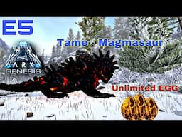 #genesis - Tame Magmasaur Unlimited EGG Episode - 5 #arkmobile #gaming