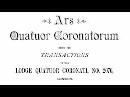 Ars Quatuor Coronatorum - Osiris Horus Isis - Ancient and Modern Freemasonary