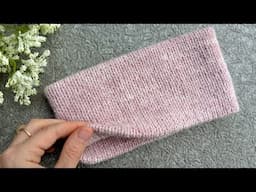 Knit Double Layer Headband
