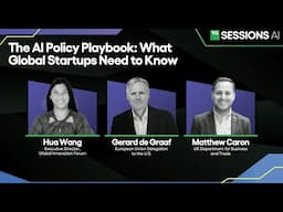 The AI policy playbook: What global startups need to know l TechCrunch Sessions: AI