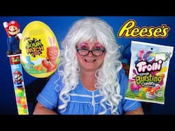 Reese's Trolli Sour Patch Super Mario Easter Candy Granny McDonald's Easter Candy Review!
