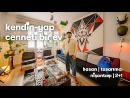 Hasan’ın Nişantaşı’ndaki Fikir Dolu Evi! Bu Evdeki Her Şey El Yapımı