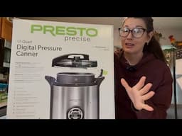 Trying an Electric 17 Quart Presto Canner For The First Time