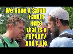 Speakers Corner - Bob Shows a Muslim a Sahih Hadith That Gets History Badly Wrong