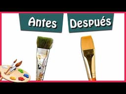 Así se LIMPIAN los pinceles de ÓLEO FÁCIL y RÁPIDO