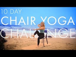 10 Days to Summer Challenge - Chair Yoga to Sculpt Your Waist & Core