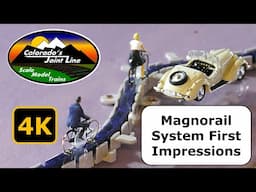 Magnorail Vehicle, Bicycle, & Boat Movement System for Dioramas and Train Layouts