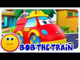 LIVE 🔴 Bob le Train - Camion de Pompier Chanson | Comptines éducatives Amusantes Pour Bébés
