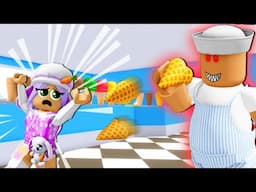 ESCAPE Evil ICE CREAM Shop Obby! (Roblox)