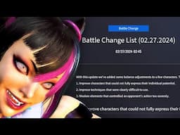 VOD: Live patch notes readin