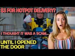 AMAZING in CHINA! $3 for Hotpot Delivery?! I Thought It Was a Scam… Until I Opened the Door...