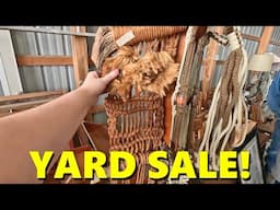 HUGE BARN YARD SALE! Great Prices! Garage Sale Shop With Me! | Reselling