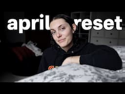 april monthly reset!  | apartment updates, book club, & studying!