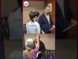 அண்ணியிடம் ஆசிர்வாதம் பெற்ற கமல்..! - Kamal Haasan | Rajya Sabha MP | MNM