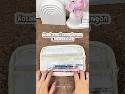 Kotak pensil transparan besar