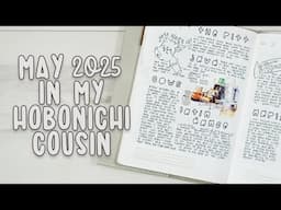 May in my Hobonichi Cousin | May 2025 Flip Through
