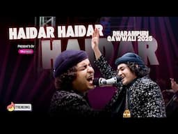 Trending Qawwali | Haidar Haidar | Sara Jaha Ali Ka Hai | Rais Anis Sabri | Dharampuri 2025