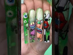 HAIRY ARMPITS on NAILS!?🤢💅🏼 #nailart #nailartist #fluffynails #naildesign