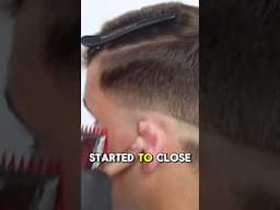 Low Razor Fade Tip | Start with 1 Guard Open to Soften the Weight Line #LowFade #MensHaircut #shorts