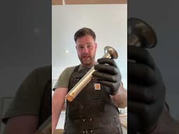 How to clean the horn on your sausage stuffer #bbqmeat #sausage #sausagemaking