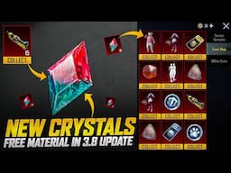 Get Free Mini Materials & new Crystals | 3.8 Update New Shop | Free Rewards | PUBGM