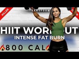 60-MIN ULTIMATE BURN 🔥 KILLER HIIT WORKOUT CHALLENGE + ABS | Burn 800+ Cal FAST & MELT Belly Fat