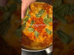 EASY RED THAI CURRY RECIPE 🔥 #recipe #shorts #thaicurry