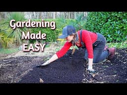 No Dig Garden Bed TRANSFORMATION - Clearing to Replant FAST