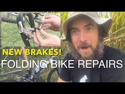 Finally replaced my brakes! - Folding bike maintenance