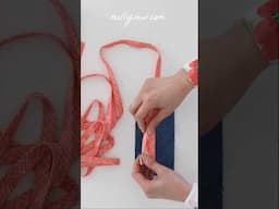 How to Sew Bias Binding Around a Corner #sewingtutorial