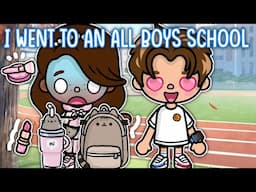 GIRL Goes To An Only *BOYS SCHOOL* 🏫✏️  || *WITH VOICE* 🎙️|| Toca Boca TikTok Roleplay 🩵🌈