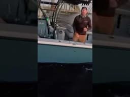 This guy likes to bully and attack kids on the water… Try that on my boat….. #shorts #fishing #angry
