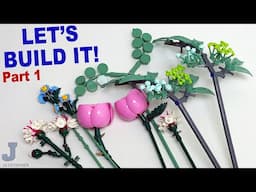 LEGO Botanicals 2025 Pretty Pink Flower Bouquet 10342 Unboxing & Build Part 1