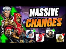 LIVE SEASON 2.1 Changes, BUFFS and NERFS to Adam, Spidey, Groot, Luna, Bucky and MORE
