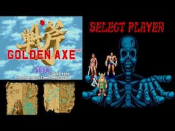 Golden Axe - longplay full playthrough - by Sega,  1990 - PC / DOS - arcade beat 'em up hack & slash