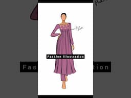 Fashion illustration is not just about Art! #fashiondesign #mobilefashion #fashionillustration