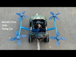 THE WORLDS FIRST FLYING CAR - Flying Car - World’s First Kids Flying Car - Drone Car