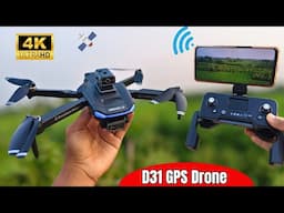 🎥 Unboxing & Review: D31 Dual Camera GPS Drone | Obstacle Avoidance + Return to Home! 🚁