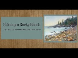 How to Paint a Rocky Beach with Pastels