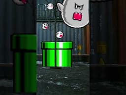 Super Mario haunted house in real life!?! #shorts